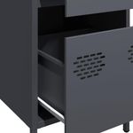 Casa si Gradina - Mobilier - Comode si corpuri - Comode - Dulap, antracit, 35x39x73,5 cm, otel laminat la rece - Infinity.ro