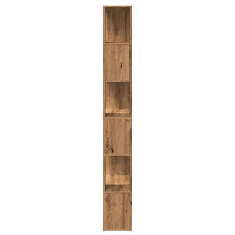 Casa si Gradina - Mobilier - Biblioteci si rafturi - Biblioteci - Biblioteca/Separator de camera, Stejar artizanal, 60x24x186 cm - Infinity.ro