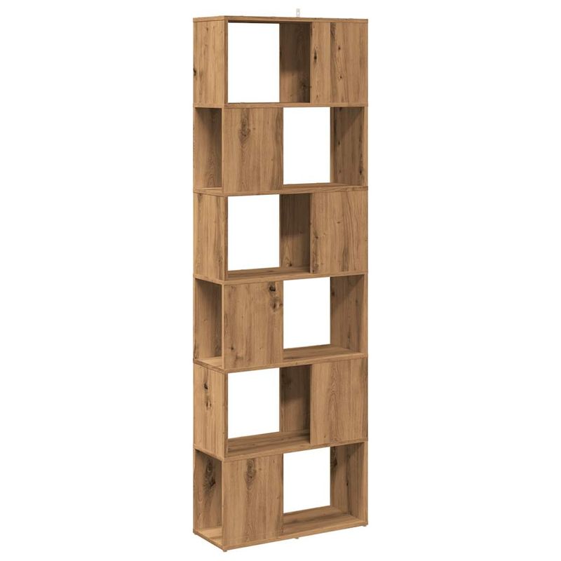 Casa si Gradina - Mobilier - Biblioteci si rafturi - Biblioteci - Biblioteca/Separator de camera, Stejar artizanal, 60x24x186 cm - Infinity.ro