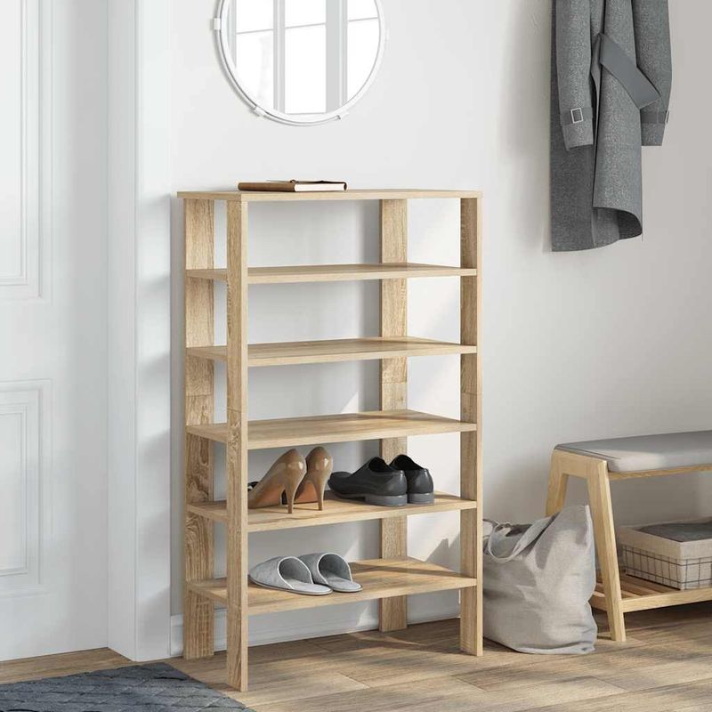 Casa si Gradina - Mobilier - Organizare si depozitare - Organizator incaltaminte - Pantofar, stejar sonoma, 61x32x105 cm, lemn prelucrat - Infinity.ro