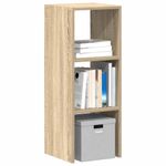 Casa si Gradina - Mobilier - Biblioteci si rafturi - Biblioteci - Biblioteca stivuabila Stejar Sonoma 30x30x80 cm Lemn prelucrat - Infinity.ro