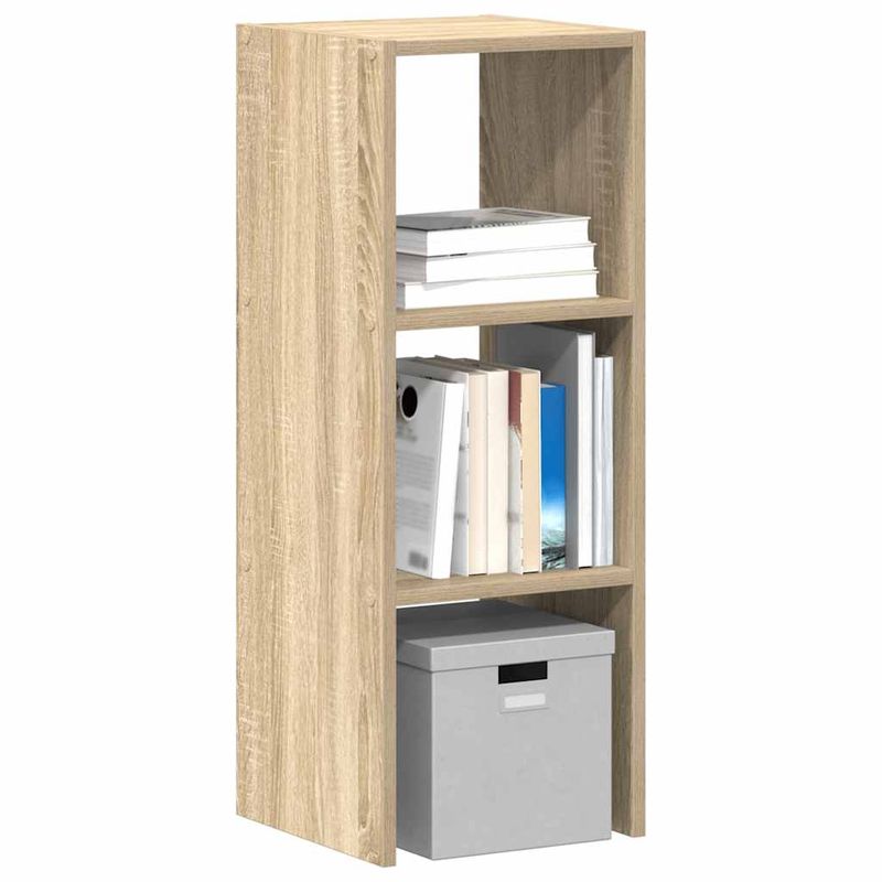 Casa si Gradina - Mobilier - Biblioteci si rafturi - Biblioteci - Biblioteca stivuabila Stejar Sonoma 30x30x80 cm Lemn prelucrat - Infinity.ro