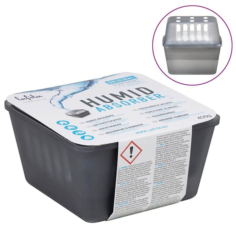 Casa si Gradina - Termice - Climatizare si ventilatie - Absorbante de umiditate cu saci de reumplere 4 buc 450 g - Infinity.ro
