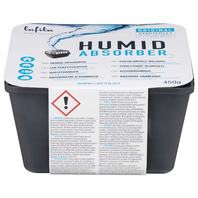 Casa si Gradina - Termice - Climatizare si ventilatie - Absorbante de umiditate cu saci de reumplere 4 buc 450 g - Infinity.ro