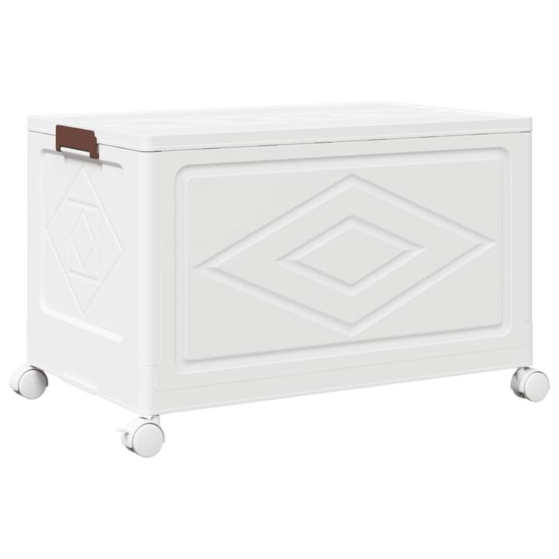 Casa si Gradina - Constructii - Depozitare, transport si protectie - Accesorii echipamente pentru transport si ridicat - Cutie de depozitare stivuita cu roti 75 L 65x40x41,5 cm - Infinity.ro