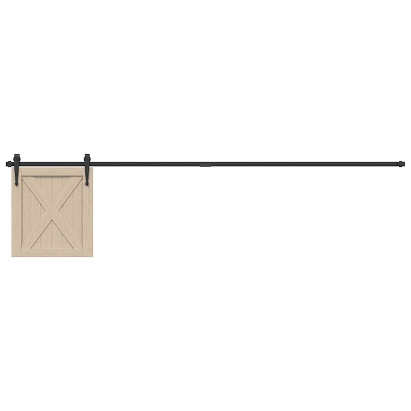 Casa si Gradina - Constructii - Usi interior, exterior si garaj - Accesorii usi - Set usi glisante pentru dulap 213 cm otel carbon - Infinity.ro
