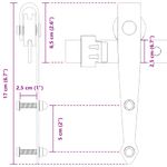 Casa si Gradina - Constructii - Usi interior, exterior si garaj - Accesorii usi - Set usi glisante pentru dulap 213 cm otel carbon - Infinity.ro