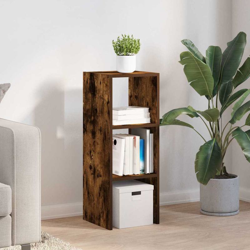 Casa si Gradina - Mobilier - Biblioteci si rafturi - Biblioteci - Biblioteca stivuabila din Stejar fumuriu din lemn prelucrat - Infinity.ro