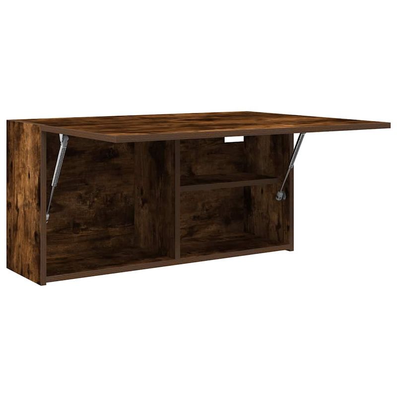 Casa si Gradina - Mobilier - Mobilier baie - Corpuri baie - Dulap perete baie, stejar fumuriu, 80x25x40 cm, lemn prelucrat - Infinity.ro
