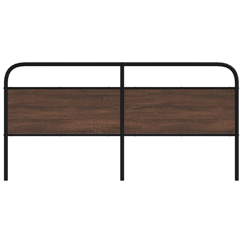 Casa si Gradina - Mobilier - Paturi si accesorii - Accesorii paturi - Tablie de pat, stejar maro, 190 cm, lemn prelucrat si otel - Infinity.ro