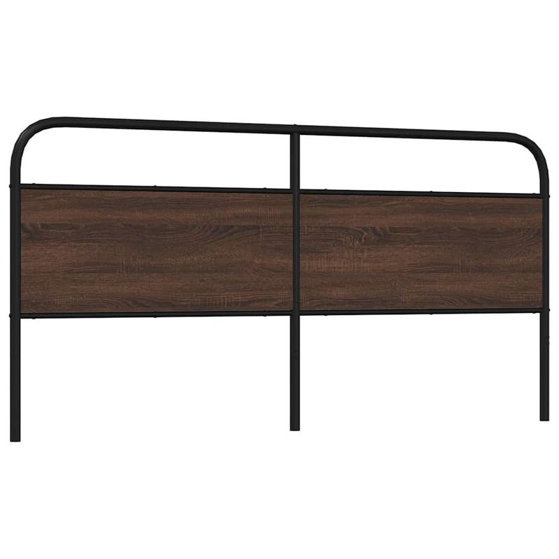 Casa si Gradina - Mobilier - Paturi si accesorii - Accesorii paturi - Tablie de pat, stejar maro, 190 cm, lemn prelucrat si otel - Infinity.ro
