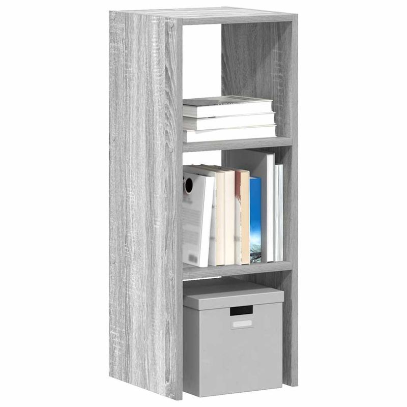 Casa si Gradina - Mobilier - Biblioteci si rafturi - Biblioteci - Biblioteca stivuabila Gri sonoma 30x30x80 cm Lemn prelucrat - Infinity.ro