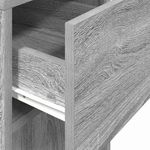 Casa si Gradina - Mobilier - Mese si birouri - Birouri - Suport turn computer cu sertar gri Sonoma 30x44x74 cm - Infinity.ro