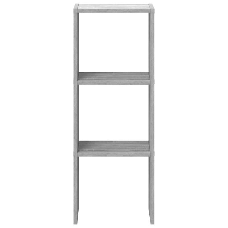 Casa si Gradina - Mobilier - Biblioteci si rafturi - Biblioteci - Biblioteca stivuabila Gri sonoma 30x30x80 cm Lemn prelucrat - Infinity.ro