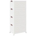 Casa si Gradina - Constructii - Depozitare, transport si protectie - Accesorii echipamente pentru transport si ridicat - Cutie de depozitare stivuita cu roti 4 niveluri 75L 65x40x145cm - Infinity.ro