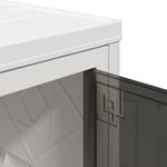 Casa si Gradina - Constructii - Depozitare, transport si protectie - Accesorii echipamente pentru transport si ridicat - Cutie de depozitare stivuita cu roti 4 niveluri 75L 65x40x145cm - Infinity.ro