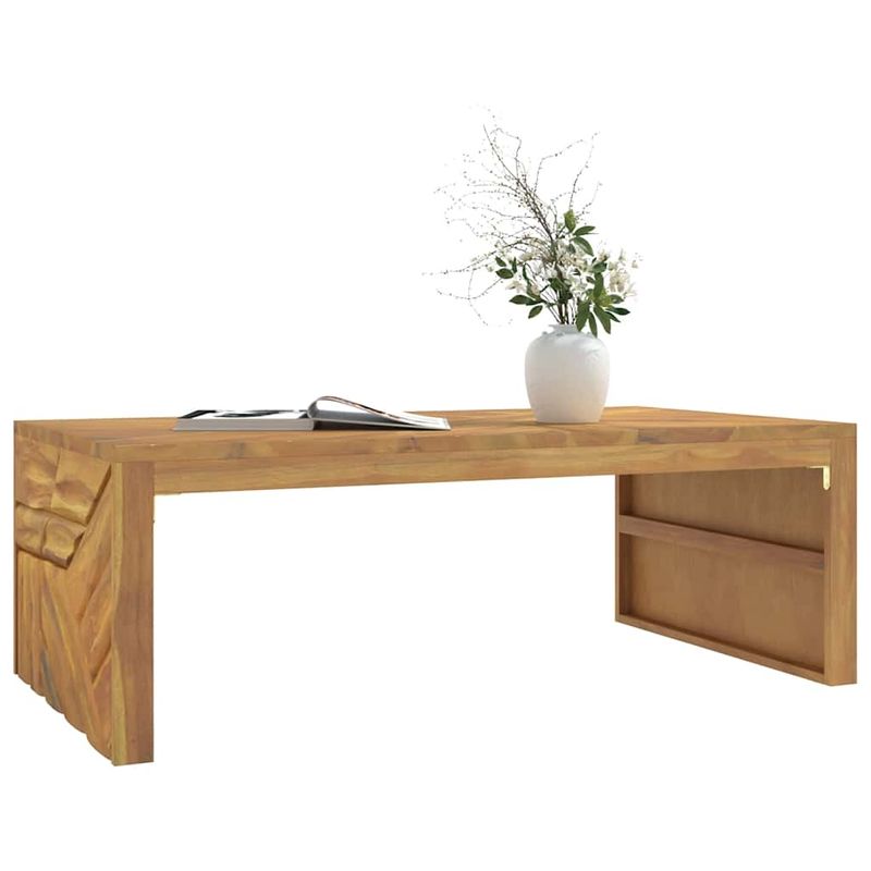 Casa si Gradina - Mobilier - Mese si birouri - Masute de cafea - Masuta de cafea 110x60x38 cm din lemn masiv de tec - Infinity.ro