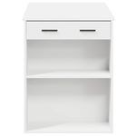 Casa si Gradina - Mobilier - Mese si birouri - Birouri - Birou cu sertar si raft alb 102x62x77,5 cm lemn prelucrat - Infinity.ro