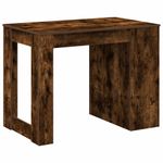 Casa si Gradina - Mobilier - Mese si birouri - Birouri - Birou cu sertar raft Stejar afumat 102x62x77,5cm lemn prelucrat - Infinity.ro