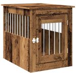 Petshop - Accesorii petshop - Culcusuri si custi - Custi interior si exterior - Mobilier lada pentru caini Lemn vechi 55x75x65cm Lemn prelucrat - Infinity.ro