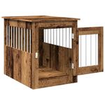 Petshop - Accesorii petshop - Culcusuri si custi - Custi interior si exterior - Mobilier lada pentru caini Lemn vechi 55x75x65cm Lemn prelucrat - Infinity.ro
