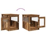 Petshop - Accesorii petshop - Culcusuri si custi - Custi interior si exterior - Mobilier lada pentru caini Lemn vechi 55x75x65cm Lemn prelucrat - Infinity.ro