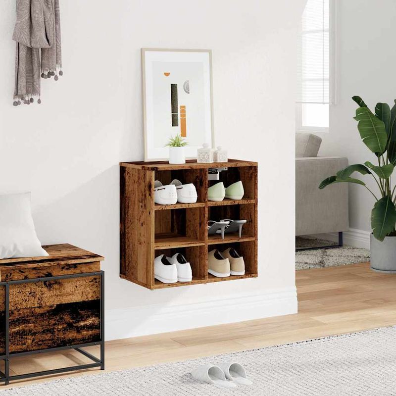 Casa si Gradina - Mobilier - Dulapuri si sifoniere - Dulapuri - Dulap Pantofi lemn vechi 52x30x50 cm - Infinity.ro