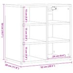 Casa si Gradina - Mobilier - Dulapuri si sifoniere - Dulapuri - Dulap Pantofi lemn vechi 52x30x50 cm - Infinity.ro