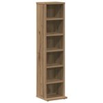 Casa si Gradina - Mobilier - Dulapuri si sifoniere - Dulapuri - Dulap CD-uri, stejar artizanal, 21x20x88 cm, lemn prelucrat - Infinity.ro