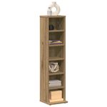 Casa si Gradina - Mobilier - Dulapuri si sifoniere - Dulapuri - Dulap CD-uri, stejar artizanal, 21x20x88 cm, lemn prelucrat - Infinity.ro