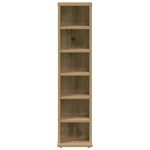 Casa si Gradina - Mobilier - Dulapuri si sifoniere - Dulapuri - Dulap CD-uri, stejar artizanal, 21x20x88 cm, lemn prelucrat - Infinity.ro
