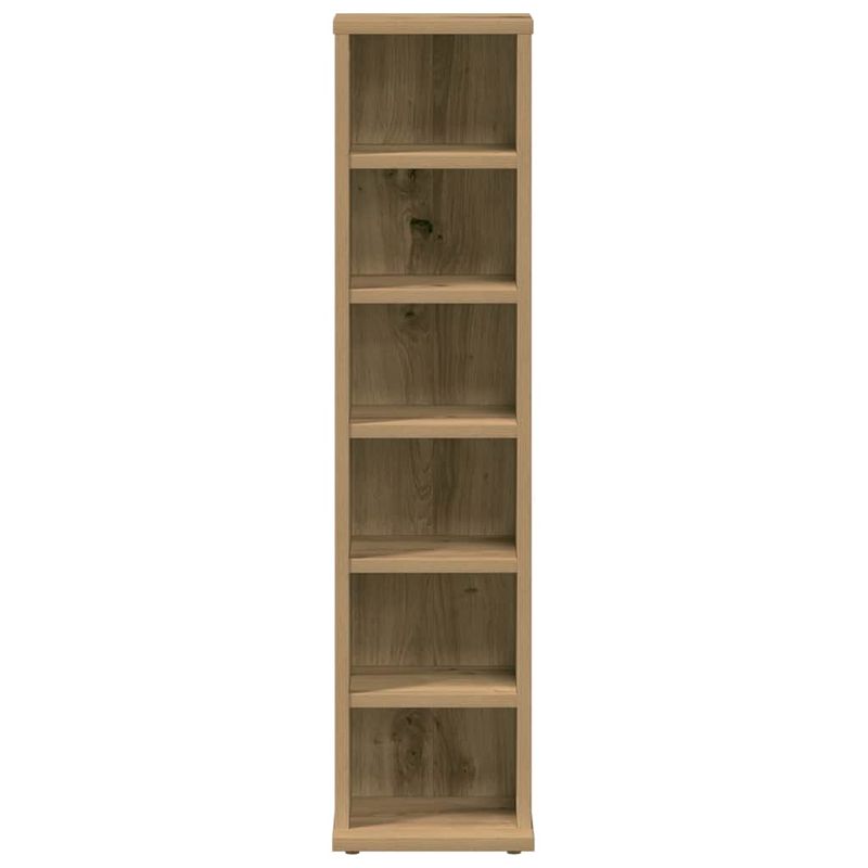 Casa si Gradina - Mobilier - Dulapuri si sifoniere - Dulapuri - Dulap CD-uri, stejar artizanal, 21x20x88 cm, lemn prelucrat - Infinity.ro