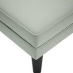 Casa si Gradina - Mobilier - Scaune si fotolii - Fotolii - Sezlong cu perna si cotiera dreapta, gri deschis, catifea - Infinity.ro
