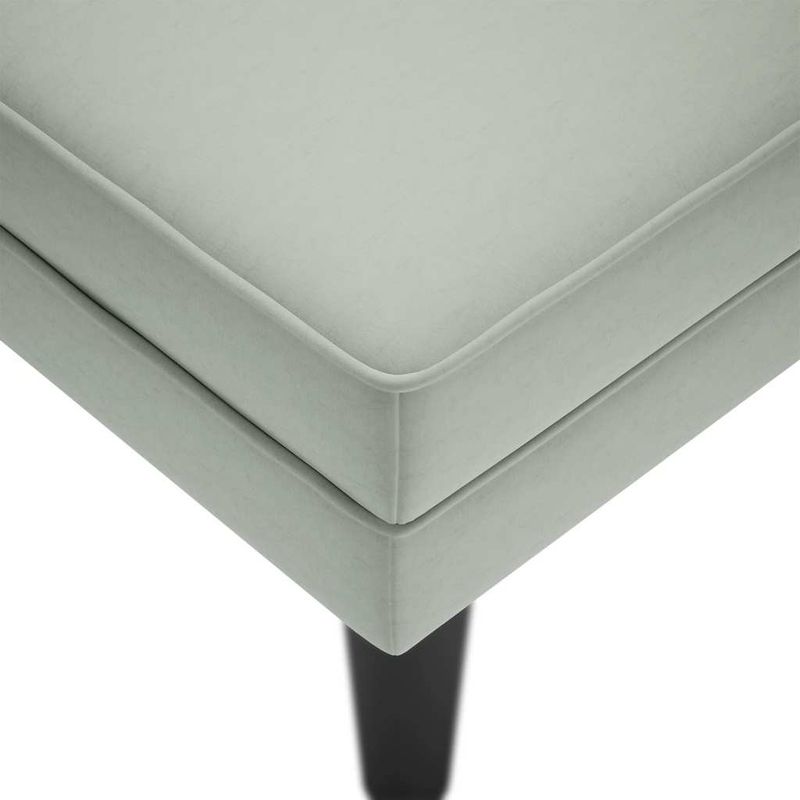 Casa si Gradina - Mobilier - Scaune si fotolii - Fotolii - Sezlong cu perna si cotiera dreapta, gri deschis, catifea - Infinity.ro
