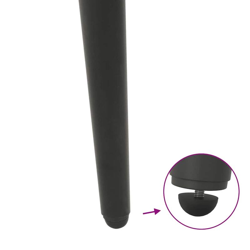 Casa si Gradina - Mobilier - Feronerie si accesorii mobila - Picioare masuta de cafea Forma conica 4 buc Antracit Otel - Infinity.ro