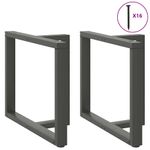 Casa si Gradina - Mobilier - Feronerie si accesorii mobila - Picioare pentru masa in forma de T, 2 buc Antracit Otel, mărime 90x35x(72-73) cm - Infinity.ro