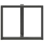 Casa si Gradina - Mobilier - Feronerie si accesorii mobila - Picioare pentru masa in forma de T, 2 buc Antracit Otel, mărime 90x35x(72-73) cm - Infinity.ro
