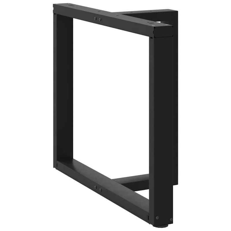 Casa si Gradina - Mobilier - Feronerie si accesorii mobila - Picioare pentru masa in forma de T, 2 buc Negru Otel, mărime 90x35x(72-73) cm - Infinity.ro