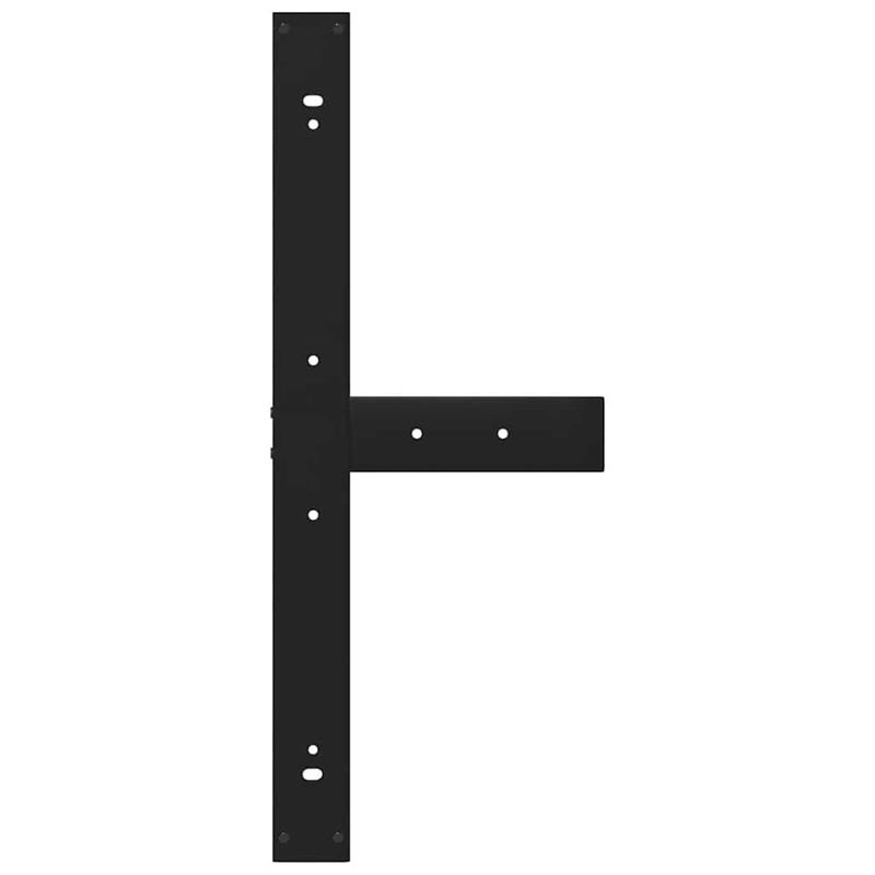 Casa si Gradina - Mobilier - Feronerie si accesorii mobila - Picioare pentru masa in forma de T, 2 buc Negru Otel, mărime 90x35x(72-73) cm - Infinity.ro