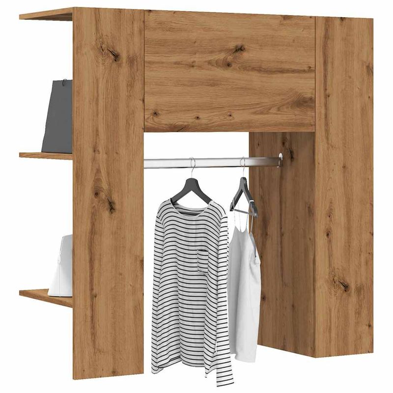 Casa si Gradina - Mobilier - Dulapuri si sifoniere - Dulapuri - Dulap pentru hol Stejar Artizanal 97,5x37x99 cm Lemn prelucrat - Infinity.ro