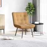Casa si Gradina - Mobilier - Scaune si fotolii - Scaune - Scaun de relaxare maro 64x74x84 cm catifea - Infinity.ro