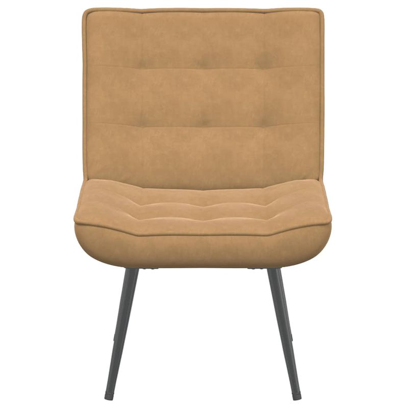 Casa si Gradina - Mobilier - Scaune si fotolii - Scaune - Scaun de relaxare maro 64x74x84 cm catifea - Infinity.ro