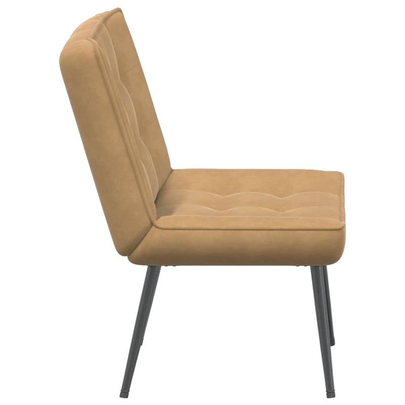 Casa si Gradina - Mobilier - Scaune si fotolii - Scaune - Scaun de relaxare maro 64x74x84 cm catifea - Infinity.ro