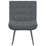 Casa si Gradina - Mobilier - Scaune si fotolii - Scaune - Scaun de relaxare gri inchis 64x74x84 cm catifea - Infinity.ro