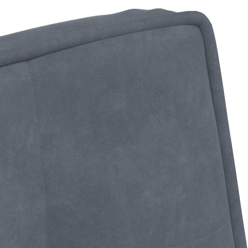 Casa si Gradina - Mobilier - Scaune si fotolii - Scaune - Scaun de relaxare gri inchis 64x74x84 cm catifea - Infinity.ro