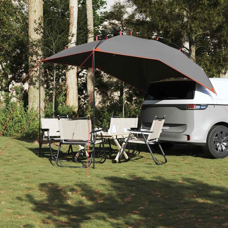 Sport si Outdoor - Camping - Corturi camping - Cort auto gri si portocaliu rezistent la apa - Infinity.ro