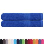 Casa si Gradina - Textile si covoare - Textile baie - Prosoape - Prosoape pentru sauna 2 buc Albastru 360 g/m² 100% bumbac - Infinity.ro