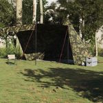 Sport si Outdoor - Camping - Corturi camping - Cort de familie Tipi pentru 8 persoane, camuflaj, impermeabil - Infinity.ro