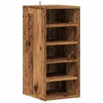 Casa si Gradina - Mobilier - Organizare si depozitare - Organizator incaltaminte - Pantofar, lemn vechi, 32x35x70 cm, lemn prelucrat, model shoe cabinet without door - Infinity.ro