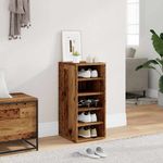 Casa si Gradina - Mobilier - Organizare si depozitare - Organizator incaltaminte - Pantofar, lemn vechi, 32x35x70 cm, lemn prelucrat, model shoe cabinet without door - Infinity.ro